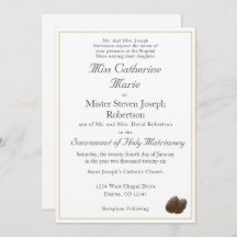 Invitación a la boda de invierno