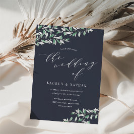 Invitación a la boda de invierno