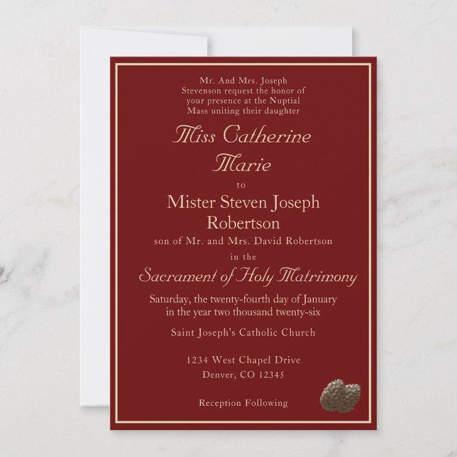 Invitación a la boda de invierno (Subido por el creador)