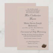 Invitación a la boda de invierno