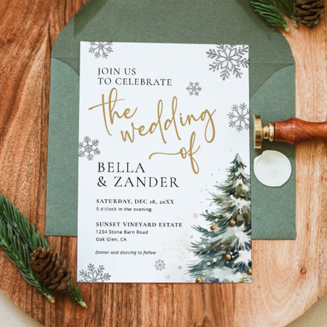 Invitación a la boda de invierno, Boda de Navidade (Subido por el creador)