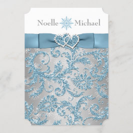 Invitación a la boda de invierno de Winter Wonderl