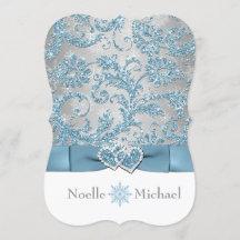 Invitación a la boda de invierno de Winter Wonderl