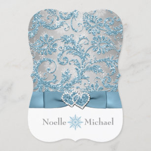Invitación a la boda de invierno de Winter Wonderl