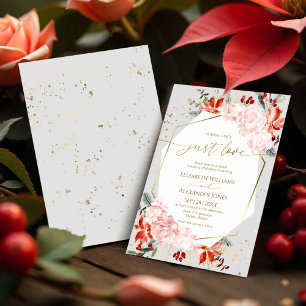 Invitación a la Boda de Invierno Nada Fancy Just L