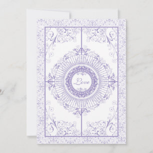 Invitación a la boda de Ironworks antiguos