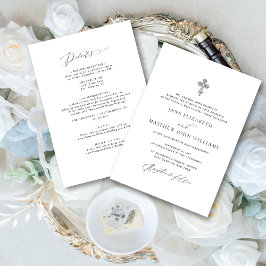 Invitación a la boda de Jane Catholic con RSVP