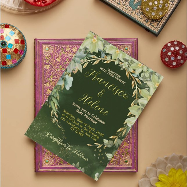 Invitación a la boda de jardín (Subido por el creador)
