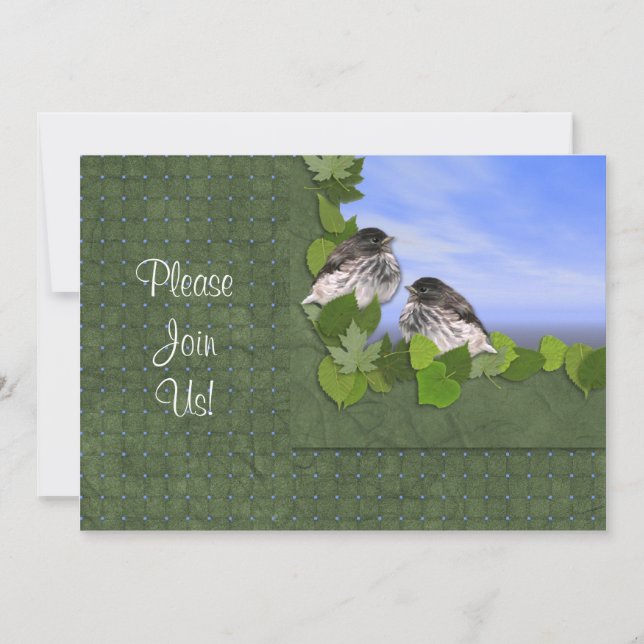 Invitación a la boda de Junco (Anverso)