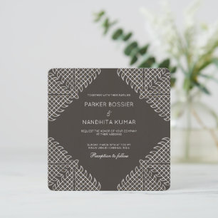 Invitación a la boda de Kolam