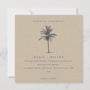 Invitación a la boda de Kraft de la Marina de los 