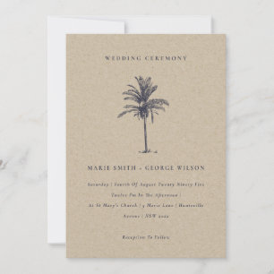 Invitación a la boda de Kraft de la Marina de los 