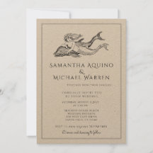 Invitación a la boda de Kraft en Mermaid Beach