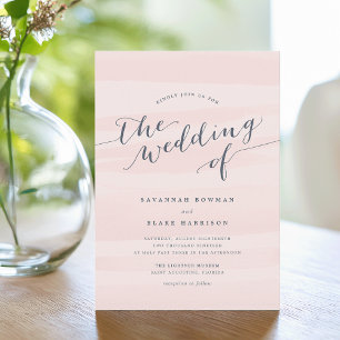 Invitación a la boda de la acuarela de Chiffon   R