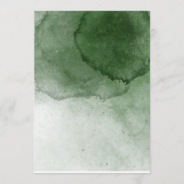 Invitación a la boda de la acuarela verde de los b