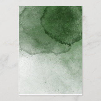 Invitación a la boda de la acuarela verde de los b