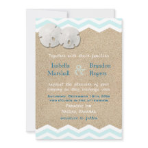 Invitación a la boda de la arena de playa