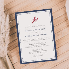 Invitación a la boda de la Armada Náutica de Lobst