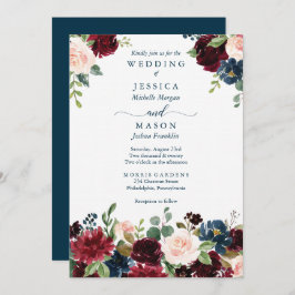 Invitación a la boda de la Armada Rustica de Borgo