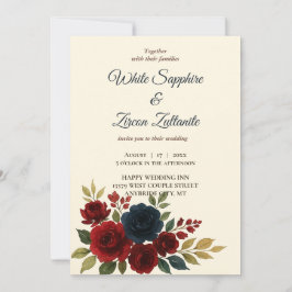 Invitación a la boda de la Armada Rustica de Borgo