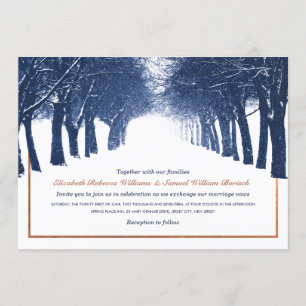 Invitación a la boda de la avenida de los árboles 