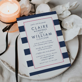 Invitación a la boda de la banda de metro | Rosa y