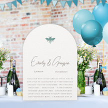 Invitación a la boda de la Boda de Abejas de Flora