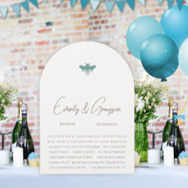 Invitación a la boda de la Boda de Abejas de Flora