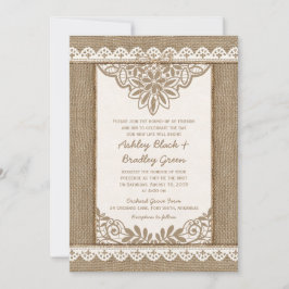 Invitación a la boda de la boda de la Boda de Burl