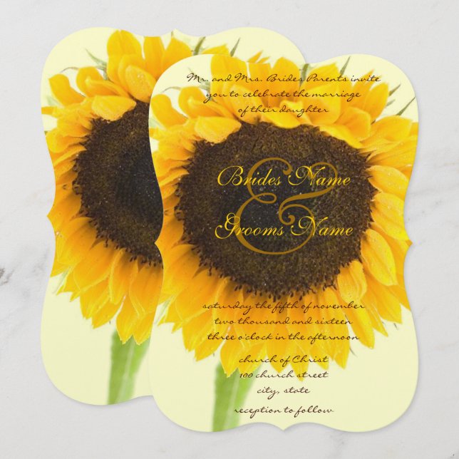 Invitación a la boda de la boda de la boda de los  (Anverso / Reverso)