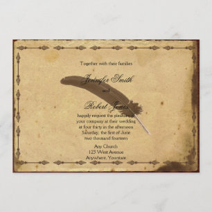 Invitación a la boda de la boda de la cacería del 