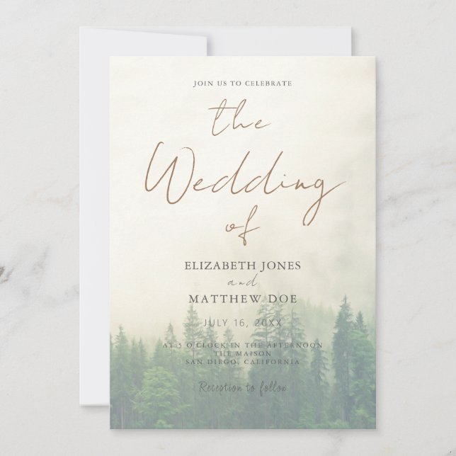 Invitación a la boda de la boda de la playa de Sun (Anverso)