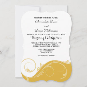 Invitación a la boda de la boda del soporte de Swi