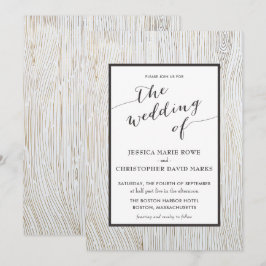 Invitación a la boda de la Boda Rustica de Granos