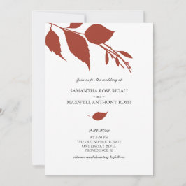 Invitación a la boda de la caída del Naranja quema