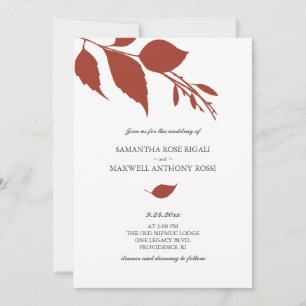 Invitación a la boda de la caída del Naranja quema