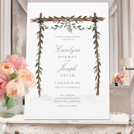 Invitación a la boda de la canopia del Arco de Ram