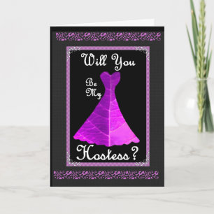 Invitación a la boda de la casa - PURPLE Gown