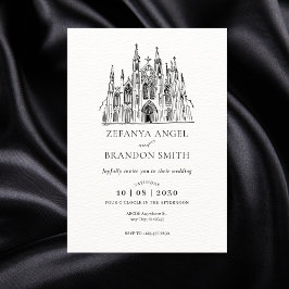 Invitación a la boda de la catedral
