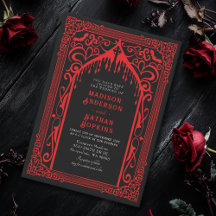 Invitación a la boda de la Catedral del Vampiro Gó
