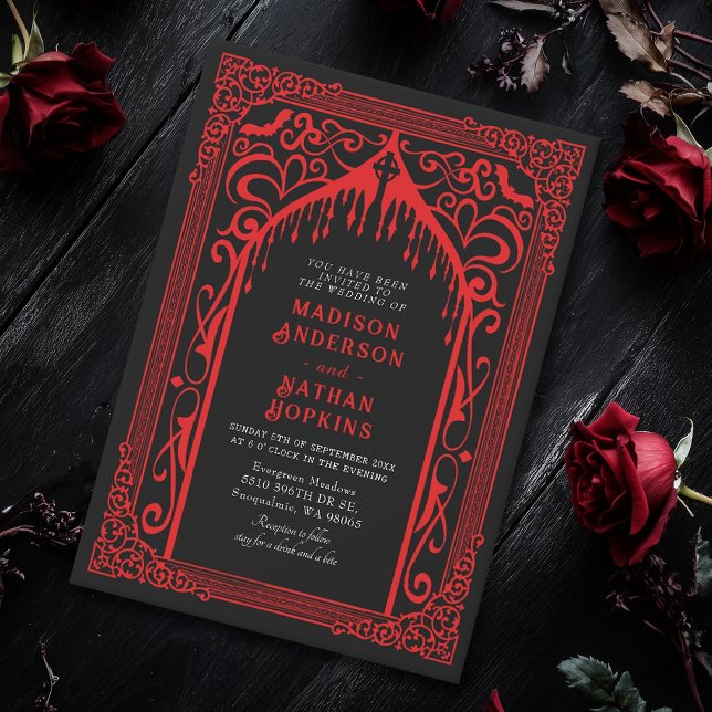 Invitación a la boda de la Catedral del Vampiro Gó (Subido por el creador)