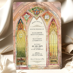 Invitación a la boda de la Catedral Gótica de Vidr