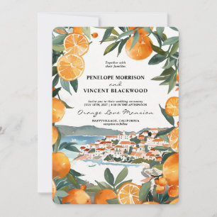 Invitación a la boda de la ciudad naranja 2