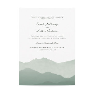 Invitación a la boda de la cordillera