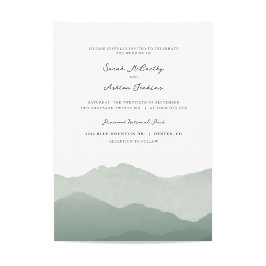 Invitación a la boda de la cordillera