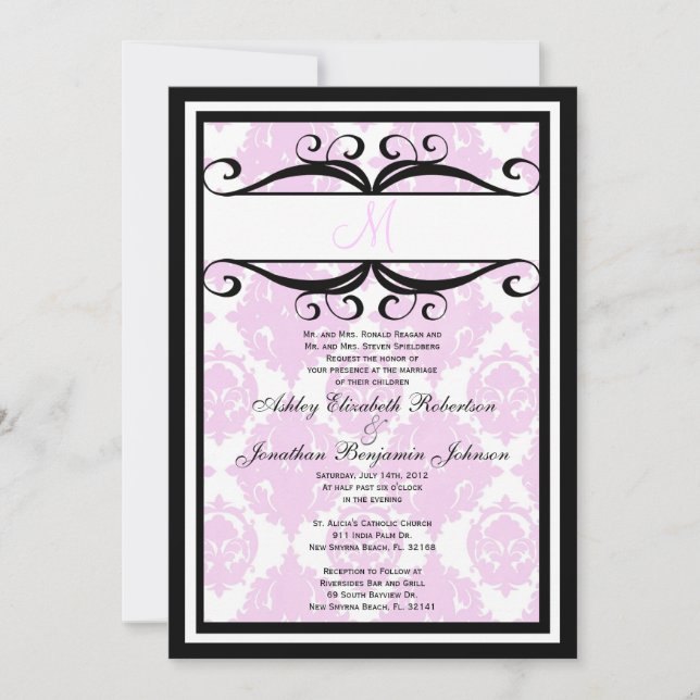 Invitación a la boda de la cosecha (Anverso)