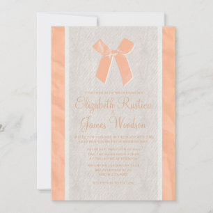 Invitación a la boda de la criba de la tela de col