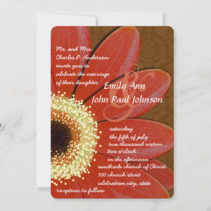 Invitación a la boda de la Daisy del Gerber del me