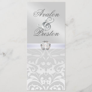 Invitación a la boda de la Damasco de Diamantes Me