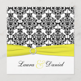 Invitación a la boda de la Damasco Negra, Blanca,